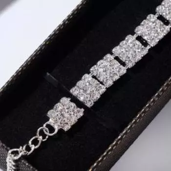 Коробочка подарочная под браслет/цепочку/часы "Элегант", 23*4,3, цвет коричневый