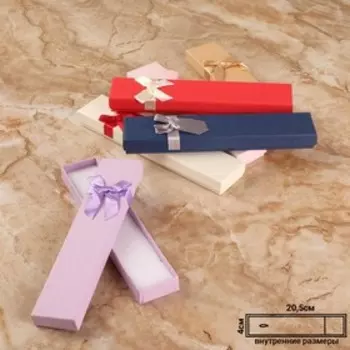 Коробочка подарочная под цепочку, браслет, часы «Моменты», 214 см, (полезная часть 20.23.8 см,) МИКС