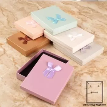 Коробочка подарочная под набор "Бант атласный", 12*16, цвет МИКС