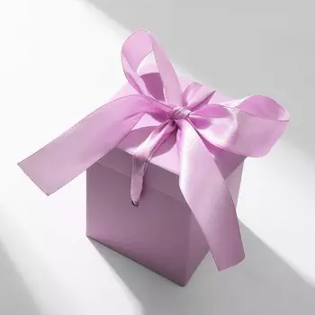 Коробочка подарочная складная «Презент», 666 см, сиреневый