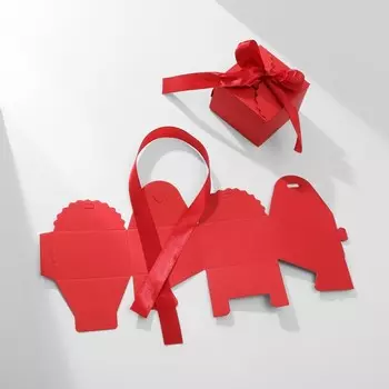 Коробочка подарочная складная «Сюрприз» 664,5, красный