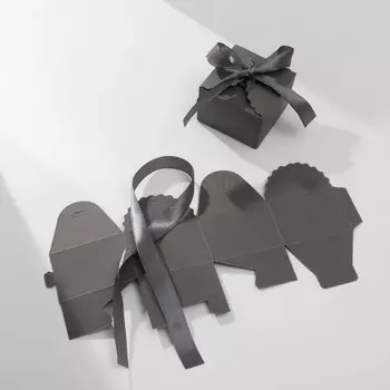 Коробочка подарочная складная «Сюрприз» 664,5, серый