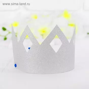 Корона «Узор», цвет серебряный