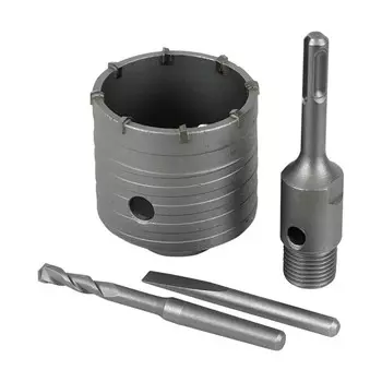 Коронка BERGER BG1920, твердосплавная в сборе по бетону и кирпичу, SDS+, 45 х 50 мм