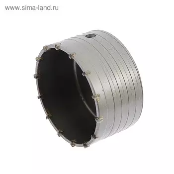 Коронка буровая ТУНДРА, высота 60 мм, М22110 мм