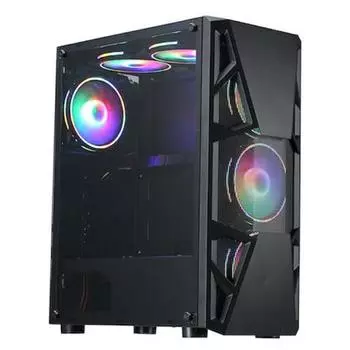 Корпус Formula CL-3303B RGB, без БП, ATX, Midi-Tower, черный