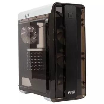 Корпус Hiper M11 FRGB-WT черный без БП ATX 2x120mm 1xUSB2.0 1xUSB3.0 audio bott PSU