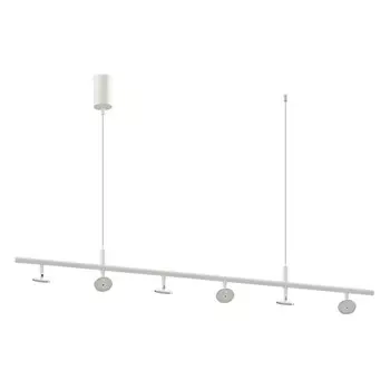 Корпус светильника подвесной поворотный для насадок D60 Ambrella light, DIY Spot, C9005, 6хGU5.3, цвет белый песок