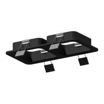 Корпус светильника встраиваемый Ambrella Diy System Elements C7906 для насадок 70х70 мм, GU5.3, цвет чёрный песок