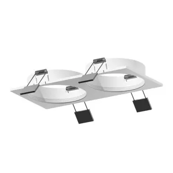 Корпус светильника встраиваемый Ambrella Diy System Elements C6525 для насадок D60 мм, GU5.3, цвет белый песок