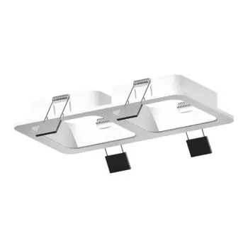 Корпус светильника встраиваемый Ambrella Diy System Elements C7905 для насадок 70х70 мм, GU5.3, цвет белый песок