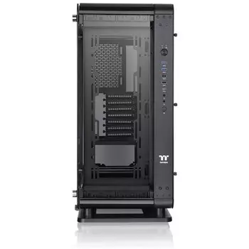Корпус Thermaltake Core P6 TG черный без БП ATX 13x120mm 8x140mm 2xUSB2.0 2xUSB3.0 audio bot 10044