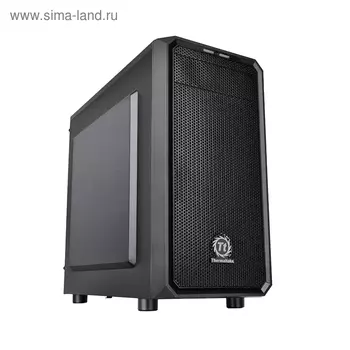Корпус Thermaltake Versa H15, без БП, mATX, черный