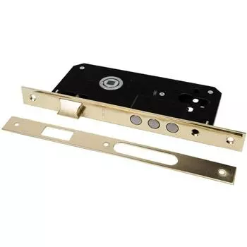 Корпус врезного замка TRODOS 152.45-R3M PB цвет золото