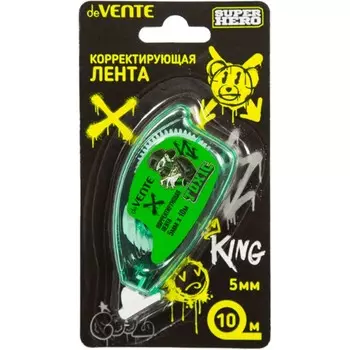 Корректирующая лента 5 мм х 10 м, deVENTE SuperHero, фронт аппликатор, блистер