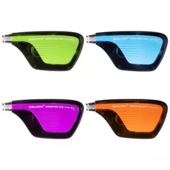 Корректирующая лента 5мм*8м BRAUBERG ULTRA COLOR, корпус микс, дисплей 229065
