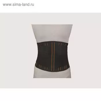 Корсет поясничный НТ-Р-027, жёсткая фиксация, размер XL, цвет чёрный