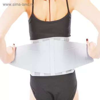 Корсет противорадикулитный НТ-Р-015, полужёсткий, 6 рёбер, размер M, цвет чёрный