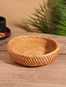 Корзина для фруктов плетёная, 20206 см, ротанг