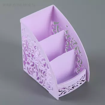 Корзина для хранения «Аутентик», 3 отделения, цвет МИКС