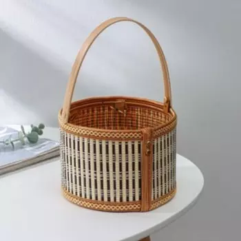 Корзина для хранения Доляна Nature, 181812, бамбук