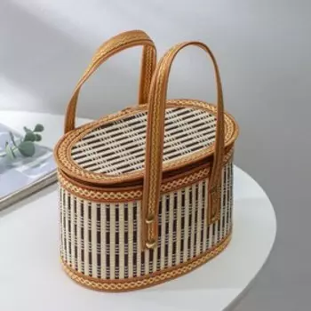 Корзина для хранения Доляна Nature, 201313, бамбук