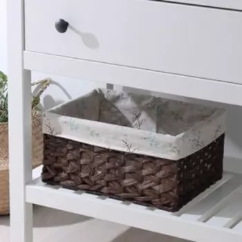 Корзина для хранения плетёная ручной работы Доляна «Веточки», 36×26×16,5 см, цвет коричневый