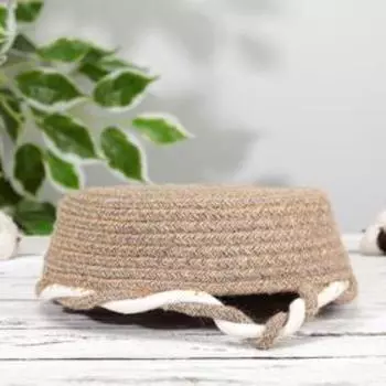 Корзина для хранения плетёная ручной работы Доляна «Визави», 2523,59 см, цвет бежевый