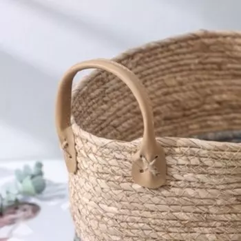 Корзина для хранения плетёная ручной работы Доляна «Свит», 37×28×21 см