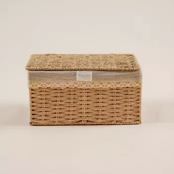 Корзина для хранения SL Home, плетёная, ручной работы, 403021 см