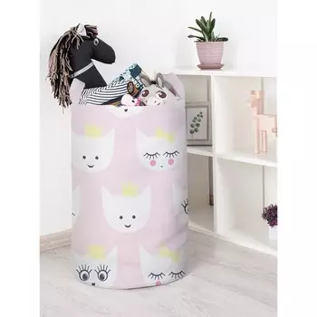 Корзина для игрушек «Кошачьи взгляды, размер 40х60 см