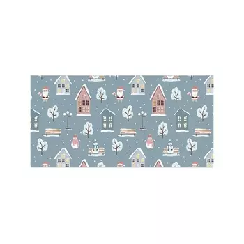 Корзина для игрушек «Дед мороз в деревне, размер 35х50 см