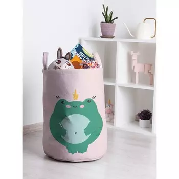 Корзина для игрушек «Довольный лягушонок, размер 35х50 см