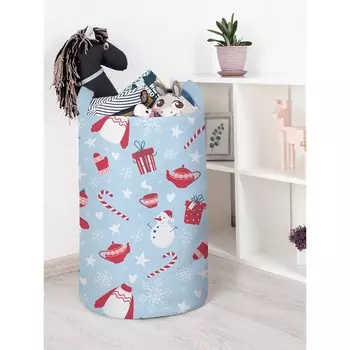 Корзина для игрушек «Новогоднее настроение, размер 40х60 см