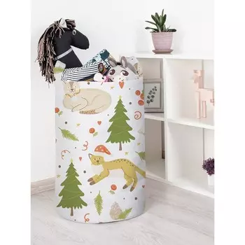 Корзина для игрушек «Новогодние коты, размер 40х60 см