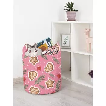 Корзина для игрушек «Новогодние пряники, размер 35х35 см