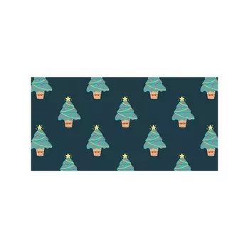 Корзина для игрушек «Поле из елок, размер 35х50 см