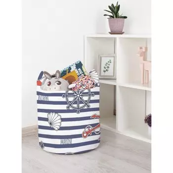 Корзина для игрушек «Морской сюжет, размер 35х35 см
