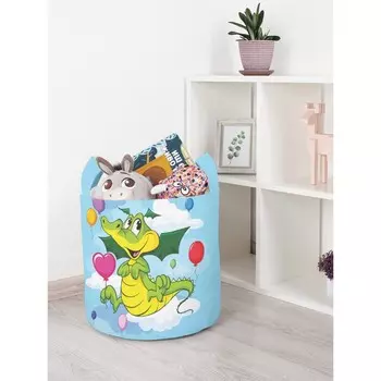 Корзина для игрушек «Праздник дракончика, размер 35х35 см