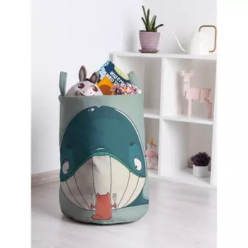 Корзина для игрушек «Ужин котика, размер 35х50 см