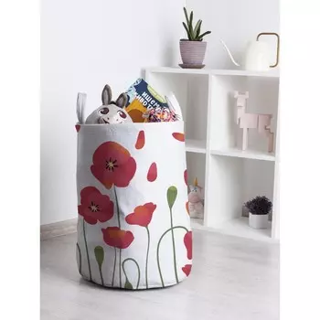 Корзина для игрушек «Маковое поле, размер 35х50 см