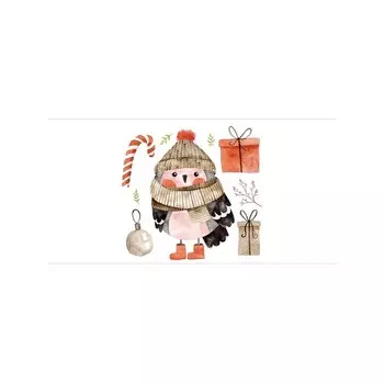 Корзина для игрушек «Рождественская сова, размер 35х50 см