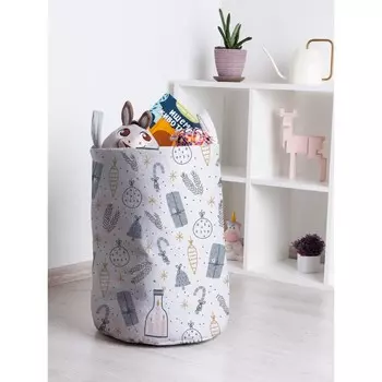 Корзина для игрушек «Рождественский набор, размер 35х50 см