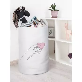 Корзина для игрушек «Сердце в руках, размер 40х60 см