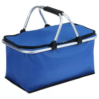 Корзина для пикника Maclay, складная, цвет синий