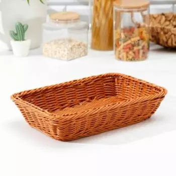 Корзина для продуктов Доляна, 3019.56 см, коричневая