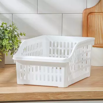 Корзина для продуктов в холодильник, цвет МИКС