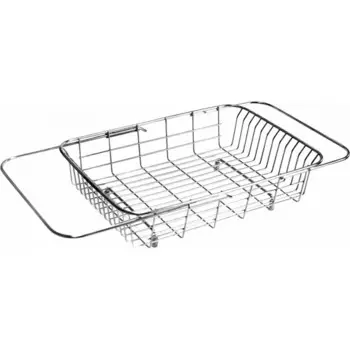 Корзина для сушки на раковину OULIN 806 L, 450 х 220 х 90 мм, цвет хром