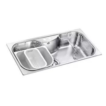 Корзина для сушки на раковину OULIN OL-330-2 L, 450 х 380 мм, цвет хром