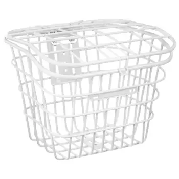 Корзина JL-075 передняя, с крышкой для 28", стальная